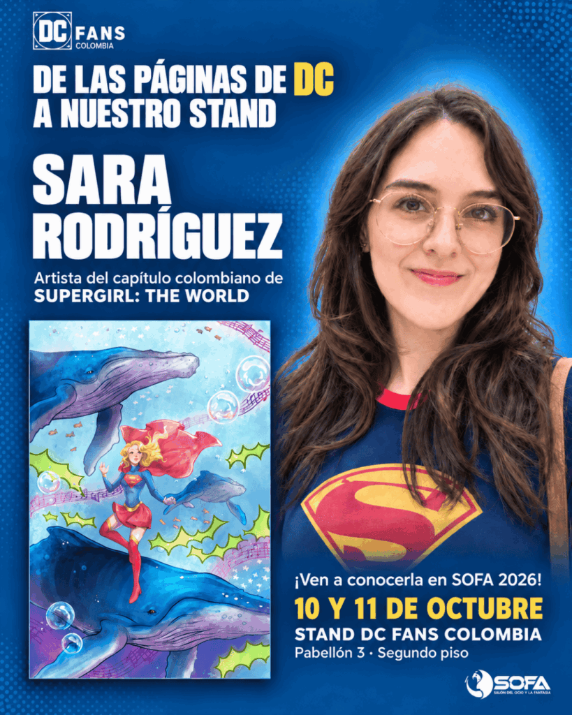 Sara Rodriguez DC Comics SOFA 2026 DC Fans Colombia (1)